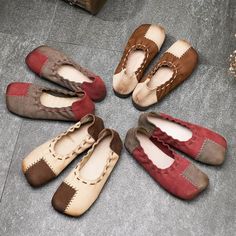 Comfortable, One of Kind. Flats online shop,|Cowhide/Calf|Rubber|Flat|Round Toe|Slip-On|Female|Pigskin|2cm|Apricot|Brown|Coffee|35|36|37|38|39|40|Summer Non-slip Leather Flats, Bohemian Leather Slip-on Flats, Comfortable Slip-on Brown Flats, Brown Leather Sole Slip-on Flats, Brown Slip-on Flats With Textured Sole, Mom Shoes, Handmade Patch, Summer Boots, Fashion Shoes Flats