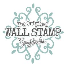 the original wall stamp is designed to look like an ornate design