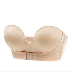 Top Seller for Strapless Push Up Bra Women Front Closure Seamless invisible Lingerie Beige 38A, Womens Intimates Sleep Red Carpet Affair, Push Up Lingerie, Free Front, Super Push Up, Invisible Bra, Costume Ball, Backless Top, Off Shoulder Fashion, Cropped Tops