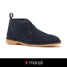 in stock Casual Blue Boots For Workwear, Casual Blue Workwear Boots, Leather Cushion, Suede Lace, Ocean Blue, Timeless Classic, Chukka Boots, Blue Ocean, Pick Up