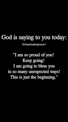 a black and white photo with the words god is saying to you today