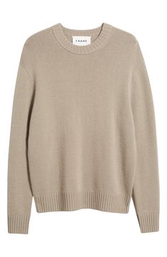 Luxuriously soft and endlessly versatile, this crewneck sweater is knit from soft cashmere yarns you'll appreciate from the work week to the weekend. 25" length ( size Medium) Crewneck Long sleeves with ribbed cuffs 100% cashmere Dry clean Imported