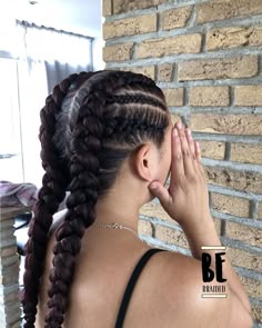 Hair Vacation, Hairstyles Girl, Hairstyles Braided, Box Braid, Two Braids, Braided Hair, Cornrow Hairstyles, Braid Hairstyles