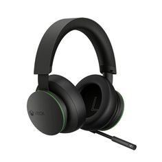 the turtle headphones are black and green