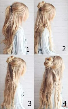 Girls hair style Hairstyles Styles, Boho Chique, Hoco Hair Styles, Hairstyles Natural, Hippie Hair, Hoco Hairstyles, Hairstyles Braided, Heart Hair