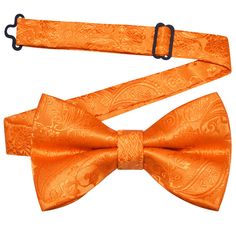 PRICES MAY VARY. Pre-tied Bowtie for Easy Wear.Save your time with a perfect knot already in place and an adjustable strap bow tie. Adjustable pre-tied bowtie size. 4.72 inches long（12cm long);2.75 inches width (7cm width); suit for the most of adult High quality and soft texture, it is comfortable to wear and to touch.The strap is made of high-quality material that guarantees strength and durability. Note:it's a pre-tied adjustable bow tie, not self tie bow tie Welcome to our necktie shop choos Party Suit And Tie Accessories With Adjustable Ties, Formal Orange Bow Tie, Formal Adjustable Bow Tie, Elegant Adjustable Bow Tie For Business, Elegant Business Bow Tie With Adjustable Ties, Adjustable Bow For Groom, Elegant Bow Tie With Adjustable Ties, Elegant Bow Tie With Adjustable Ties As Gift, Elegant Gift Bow Tie With Adjustable Ties