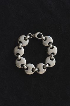 Large Circle Link Bracelet