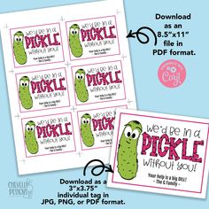 printable pickle movie tickets for kids