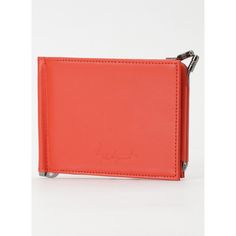 Wallets & Money Clips Yohji Yamamoto Money Clip Wallet White Smoke Clip Wallet, Orange Leather, Money Clip Wallet, Yohji Yamamoto, Money Clip, Cow Leather, Card Slots, Zip Around Wallet, Slots