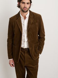 Alex Mill, Vintage Gowns, Tapered Pants, Pleated Pants, Corduroy Jacket, Fall Collections, Men's Coats And Jackets