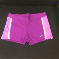 Purple Nike Dri Fit New With Tags Shorts Small Stretch Purple Nike Athletic Shorts, Nike Stretch Athletic Shorts In Purple, Nike Purple Athletic Stretch Shorts, Nike Purple Bottoms With Built-in Shorts, Stretch Nike Shorts In Purple, Nike Stretch Purple Shorts, Purple Nikes, Nike Dri Fit Shorts, Nike Purple