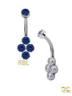 Quad-Gem Belly Bar, Titanium is a Piercing Jewellery for your Navel Piercing / Belly Piercing which you can wear all the time.

Comes in 2 different colour combinations.

Featuring Swarovski® Zirconia Stones set by hand. Hand polished to perfection.

Material: Implant Grade Titanium F-136

Stones: Swarovski® Zirconia

Dimensions: –

Threading: Internal thread 1.2mm for 14g

Recommended Placement: Navel
Contact Us for any custom metal colour or gemstone.

Please select the stone colour.

For Belly Bar, Plain Rings, Septum Clicker, Belly Bars, Stone Colour, Navel Piercing, Belly Piercing, Pave Ring