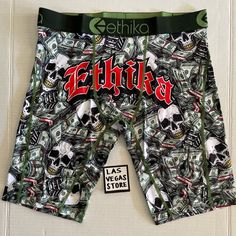 New Ethika Boxer Brie Size M Medium Underwear Men 90% Polyester 10% Spandex Stretch Boxer Briefs With Letter Print For Streetwear, Stretch Letter Print Boxer Briefs For Streetwear, Casual Breathable Boxer Briefs For Streetwear, Fitted Black Boxer Briefs With Graphic Print, Cotton Boxer Briefs With Graphic Print For Streetwear, Streetwear Cotton Boxer Briefs With Graphic Print, Ethika Boxers, Fit Inspo, Brie