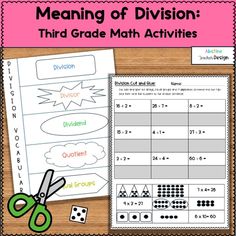 a printable worksheet to help students practice division and division with addition skills