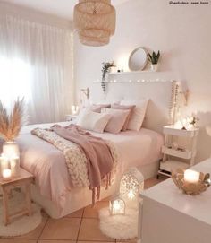 HOME DECOR  INTERIOR DESIGNS HOME DECOR TRENDS Bedroom ideas Bedroom design 2024 Bedroom decorating Bedroom Inspiration Cozy, Bedroom Decorating Tips, Fall Bedroom Decor, Aesthetic Bedroom Ideas, Dekorasi Kamar Tidur, Cozy Room Decor, Teen Bedroom Decor