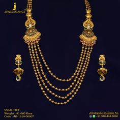 Gold 916 Premium Design  Get in touch with us on +919904443030 Chandra Haram, Bride Collection, Layer Chain, Antique Gold Jewelry Indian, Gold Necklace Indian, Gold Necklace Indian Bridal Jewelry, Antique Bridal Jewelry, Bridal Diamond Jewellery, Necklace Indian