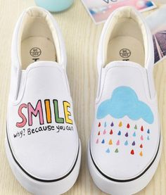 Spring Loafers, Custom Vans Shoes, Shoes Fashion Photography, Custom Painted Shoes, Custom Shoes Diy, Painted Sneakers