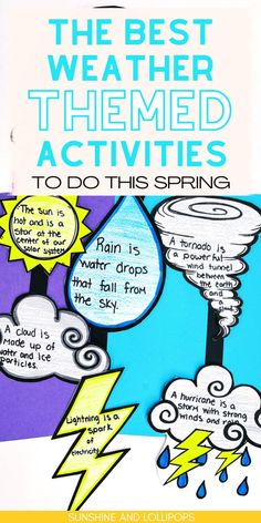 the best weather themed activities to do this spring