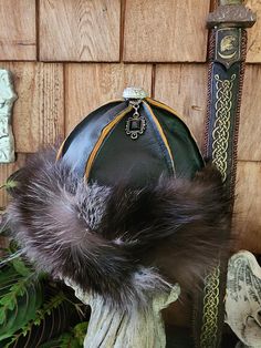 Please message me directly before purchasing.  intriguingd@gmail.com Beautiful and unique, this fur is recycledfrom a fur coat.  it has unique qualities.  Every hat I make is never the same.  This hat is a historical replica of an original.   Two of my Mongol hats have been in a commercial and museums.  All my furs and leathers that I use in my hats are acquired from recycled leathers and furs I do not use new pelts.  My linings are new material.   I line all my hats because it makes a nice fini Meat Rabbits, Never The Same, Viking Style, Trapper Hats, Millinery Hats, Fur Hat, Recycled Leather, Rabbit Fur, Hat Making