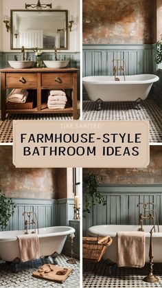 farmhouse style bathroom ideas that are easy to do