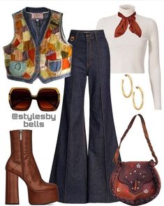 70 Style Outfits 70s Fashion, 70s Disco Fashion Women, 70s Fashion Women, 1970's Fashion, Mode Hippie, 70s Inspired Fashion, Hippie Style Clothing