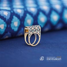 The versatile craft of our ‘Mannrangi Meenakari’ collection gives a beautiful rhythm to the chaos around you. It is time for a #StyleBreak! #meenakari #takeastylebreak #statementjewelry #bharatji Turquoise Jewelry Rings, Faberge Jewelry, Copper Accessories, Islamic Jewelry, Art Jewelry Design, Jewelry Illustration, Jewelry Design Drawing, Gold Jewelry Stores, Jewelry Drawing