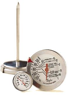 a thermometer sitting on top of a scale