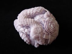 ~*.....Soap carving ....*~ Soap Sculpture, Soap Art, Fruit And Vegetable Carving, Soap Carving, Making Candles, 15 April, Vegetable Carving, Thai Art, Pakistan News