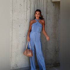 Brand New Night Neck Vici Jumpsuit. Did Not Fit Unfortunately. Final Sale And Could Not Return. Super Cute! Elegant Light Blue Jumpsuits And Rompers For Summer, Chic Blue Jumpsuits And Rompers For Evening, Light Blue Jumpsuits And Rompers For Spring Party, Chic Blue Jumpsuit For Evening, Chic Blue Jumpsuits And Rompers For Party, Casual Blue Jumpsuits And Rompers For Evening, Blue Casual Evening Jumpsuits And Rompers, Chic Blue Jumpsuit For Party, Elegant Light Blue Jumpsuits And Rompers For Party