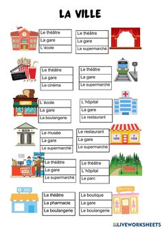 the words in french are used to describe different things