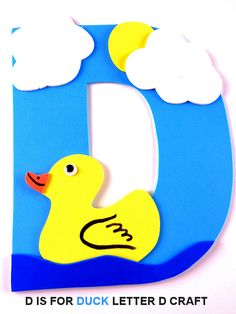 the letter d is for duck letter craft