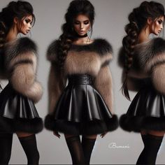 Outfits For The Cold, Winter Fashion Outfits Casual, Faux Fur Coats, Fashionable Dresses, Fashion Days, Futuristic Fashion