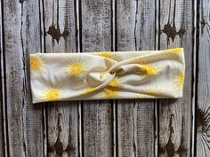 Sunshine headband shown in our twist style Sunshine Headband, Cheetah Headband, Pretty Headbands, Twist Style, Turban Headbands, Floral Headbands, My Sunshine, You Are My Sunshine, Jewel Tones