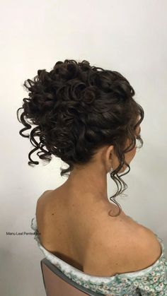 Pin on Idea Pins by you Curly Hairdo Wedding Natural Curls, Updo Hair Clip, Ringlet Curls Updo Wedding Hairstyles, Prom Updos For Long Curly Hair, Fancy Low Bun Curly Hair, Wedding Hairstyles For Curly Hair With Veil, Curly Half Up Braid Hairstyle, Short Hair Party Hairstyles Ideas, Super Curly Updo