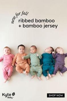 It’s time for a little refresh, and that means your favorite bamboo jersey and ribbed bamboo styles are back with a brand new look in our gorgeous fall solids. Baby Wish List, Baby Wishlist, Kyte Baby, Holiday Wishlist, Holiday Wishes, Fall 2024, New Season, New Look