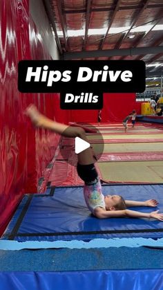 Tuck Drills, Gymnastics Equipment, Back Tuck, Kids Gymnastics, Hip Ups, Gymnastics