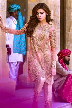 Dressing by #MinaHasan, available at O'nitaa #London Eastern Dress, Eastern Dresses, Desi Dress, Pakistani Wedding Dresses