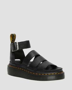 Dr Martens Clarissa Ii, Dr Martens Clarissa, Jadon Boots, Lit Shoes, Leather Platform Sandals, Goodyear Welt, Boots Shoes, Platform Boots, Dr. Martens