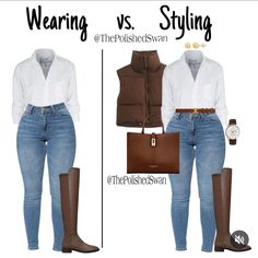 Work To Happy Hour Outfit Winter, Classy Elegant Casual Outfits, January Outfits For Women, Wearing Vs Styling, Wearing Vs Styling Outfits, Outfits For 2023, Mint Tin Crafts, Tin Crafts, Corporate Baddie