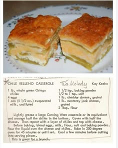 the recipe for grilled lasagna casserole is shown