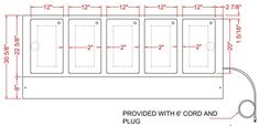 the diagram shows how to install an electrical outlet for plugs and outlets in this wall