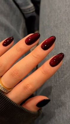 Nails Subtle, Nails November, Wine Nails, December Nails, Fall Nail Trends, October Nails, Subtle Nails, Basic Nails