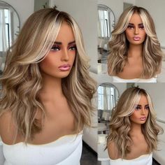 Category:Human Hair Lace Wig; Gender:Women; Wig Type:Natural Wigs; Occasion:Daily Wear,Vacation,Party  Evening; Age Group:Adults; Color Shade:Multi-color; Density:130%,150%,180%; Origin of Hair Donors:Brazilian Hair; Hair Material:Human Hair; Cap Construction:13x4 Lace Front; Lace Material:Swiss Lace; Texture:Wavy; Length:Long; Features:Highlighted / Balayage Hair,with Baby Hair,Glueless,Pre-Plucked; Listing Date:06/11/2024; Cap Circumference:; Front to Back:; Nape of Neck:; Side to Side Across Forehead:; Side to Side Over Top:; Temple to Temple Across Back:; Hairstyle:Middle Part; Can Be Permed:No Wig Middle Part, Lace Texture, 13x4 Lace Front Wig, Cheap Human Hair, Natural Wigs, Nape Of Neck, Lace Material, Wigs Online, Front Lace Wigs Human Hair