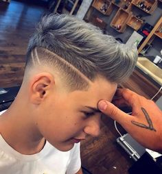 Kids Fade Haircut, Boys Colored Hair, Short Fade Haircut, Cool Boys Haircuts