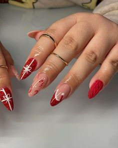 Christmas Present Nails