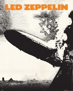 an advertisement for led zeppelinn, the band's first album in its history