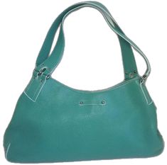 Pebble Design, Blue Handbag, Green Vans, Blue Handbags, Seafoam Green, Handbag Purse, Sea Foam, Teal Blue, Cole Haan