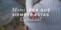 a pregnant woman holding her stomach with the words mama por que siempre ests can