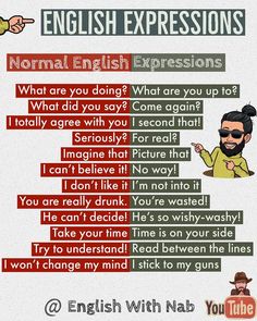 an english poster with the words normal and exressions in different languages on it