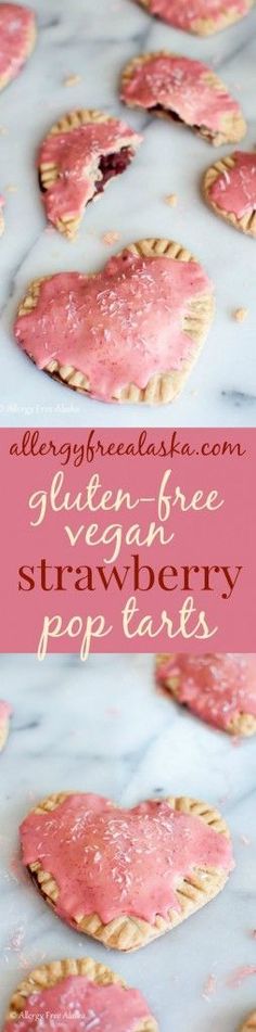 gluten free strawberry pop tarts are the perfect treat for valentine's day